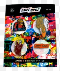 The Sky I Scrape Ames Bros Pins U0026 Notepads - Games Png,Pearl Jam Logo