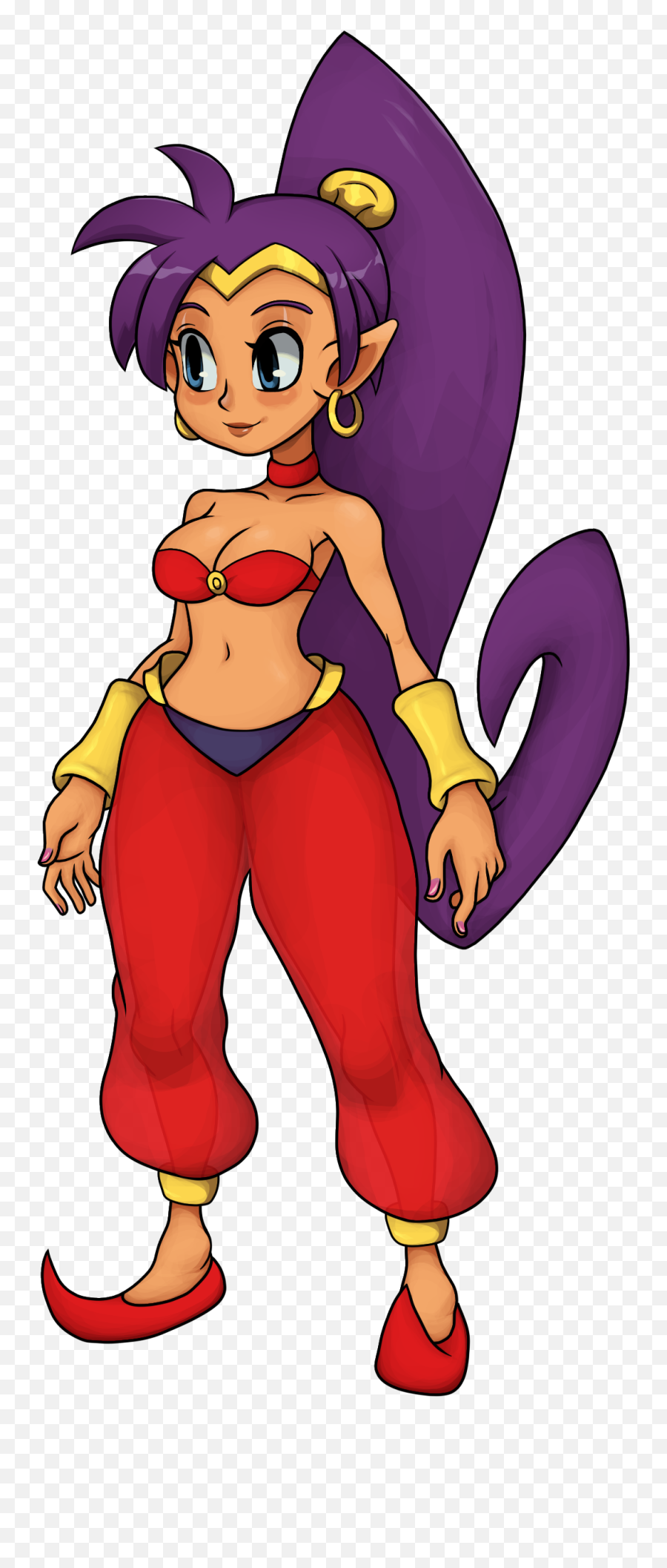 I Made Shantae In The Skullgirls Style Png Valentine Icon