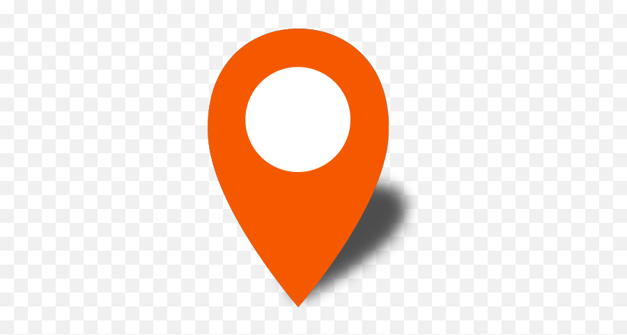 Simple Location Map Pin Icon2 Orange - West Ham Station Png,Address Icon Vector