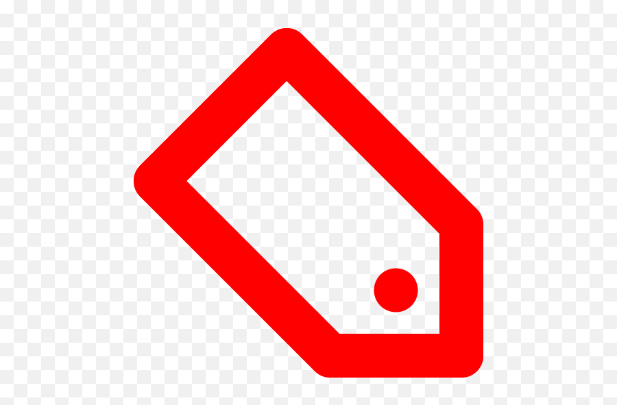 Red Tag 3 Icon - Free Red Tag Icons Red Tag Icon Png,Red Tag Png