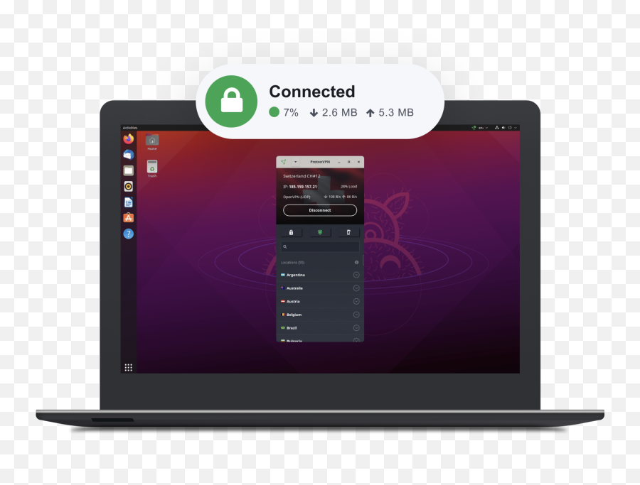 Get Free Vpn With No Data Limits For Linux Protonvpn - Office Equipment Png,Cleanmymac 2 Icon