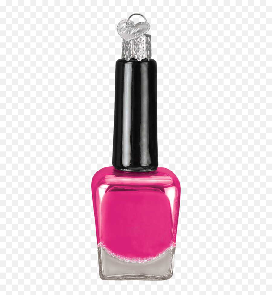 Pink Nail Polish Old World Christmas Ornament 32342 - Old World Christmas Png,Nail Polish Png