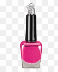 Pink Nail Polish Old World Christmas Ornament 32342 - Old World Christmas Png,Nail Polish Png