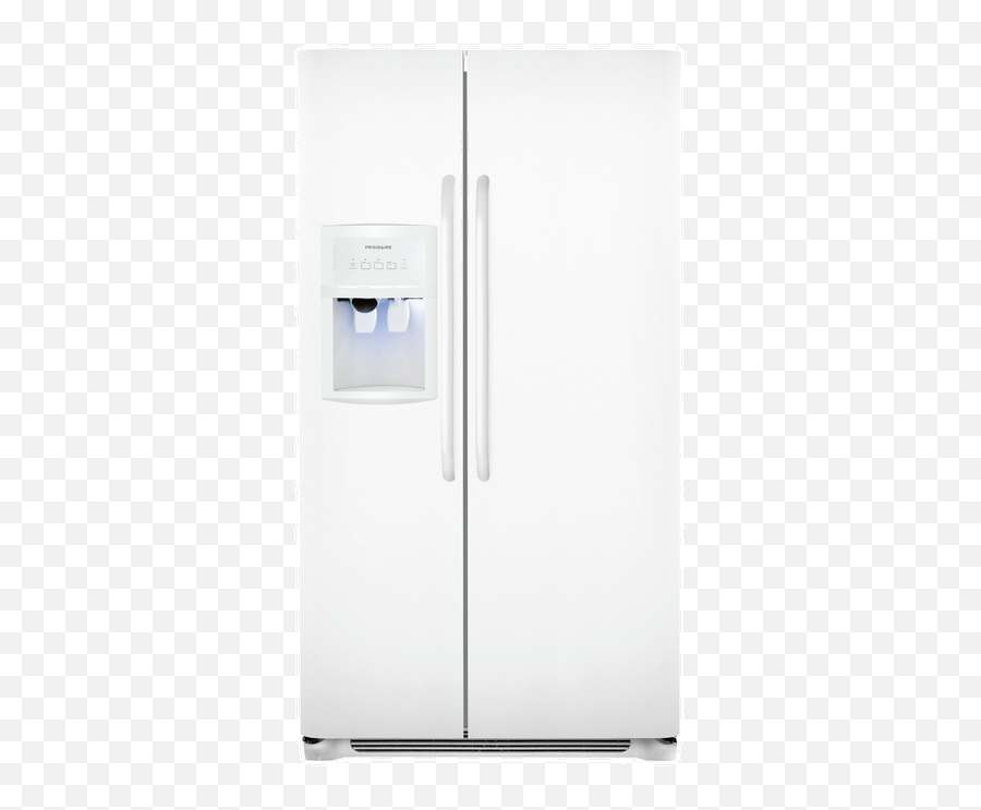 Frigidaire 256 Cu Ft Side - Byside Refrigerator White Refrigerator Png,Electrolux Icon Ice Maker