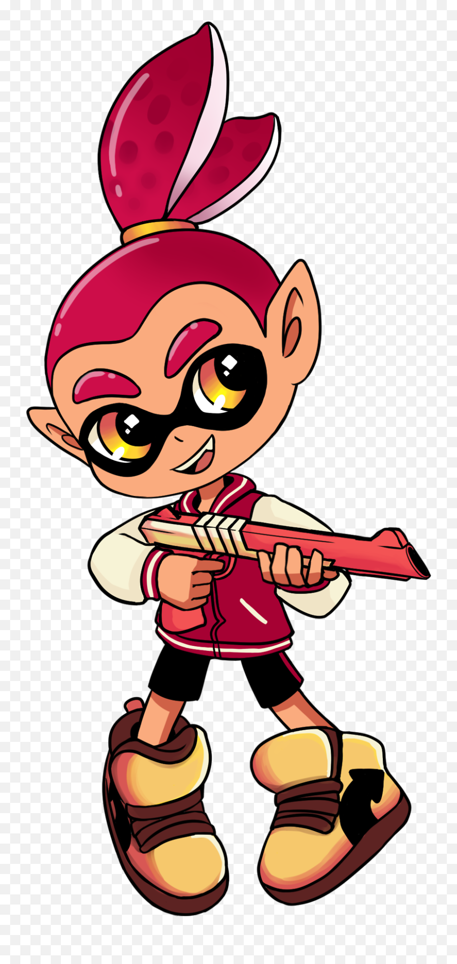 Download Splatoon Inkling 2 Nintendo I Love My - Splatoon Inkling Boy Red Png,Inkling Png