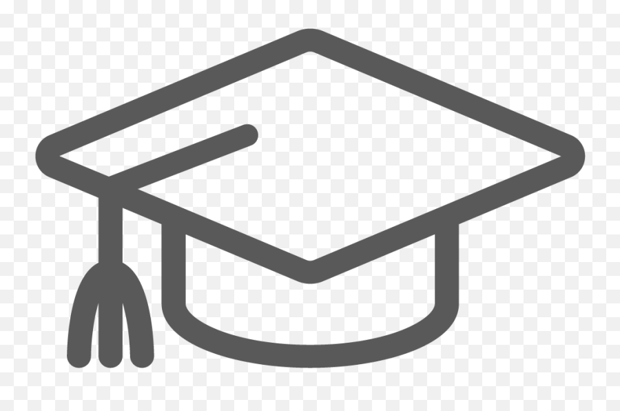 Know How - Graduation Cap Line Icon Clipart Full Size Graduation Hat Line Png,Icon Caps