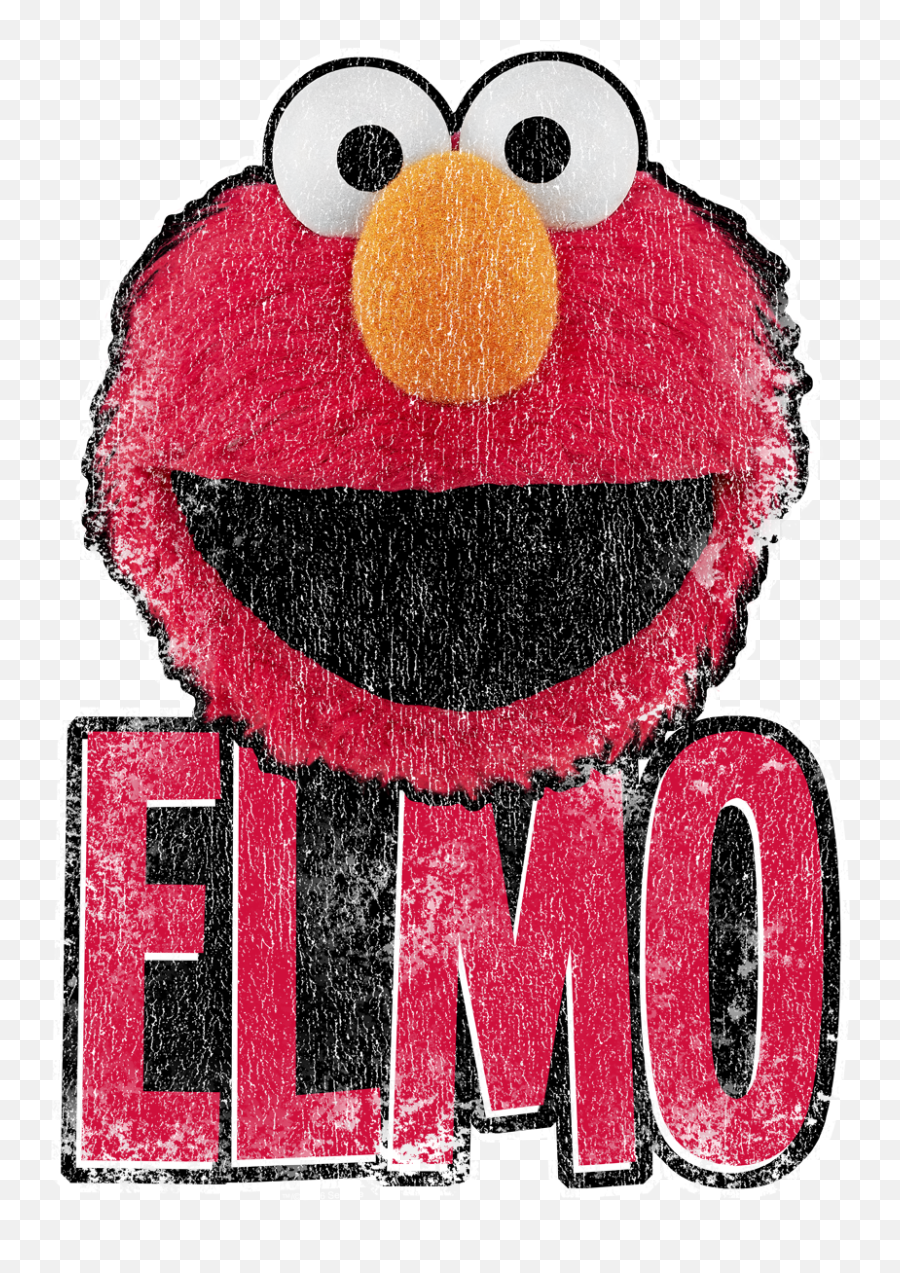 Download Sesame Street Elmo Smile Mens - Cartoon Png,Elmo Transparent