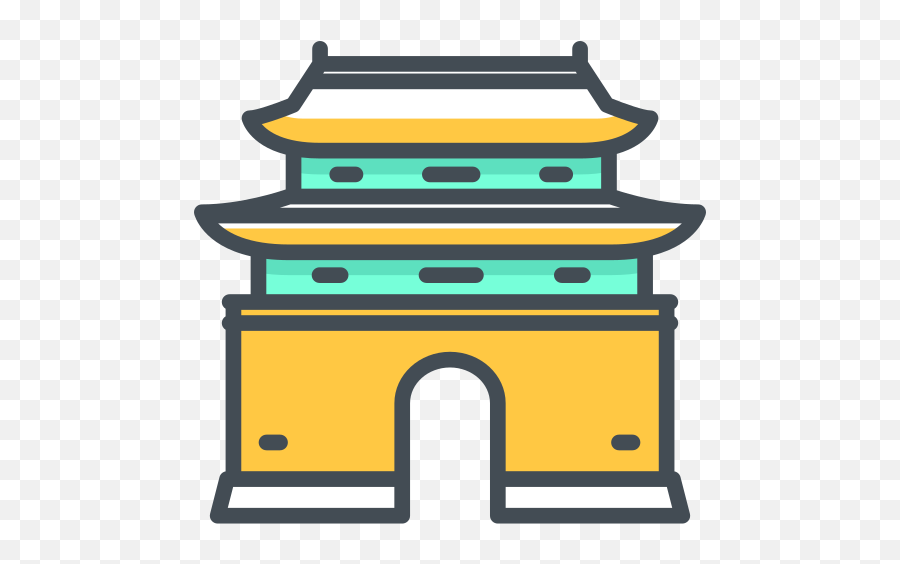 Thirteen Tombs Of The Ming Dynasty - Free Monuments Icons Vertical Png,13 Icon