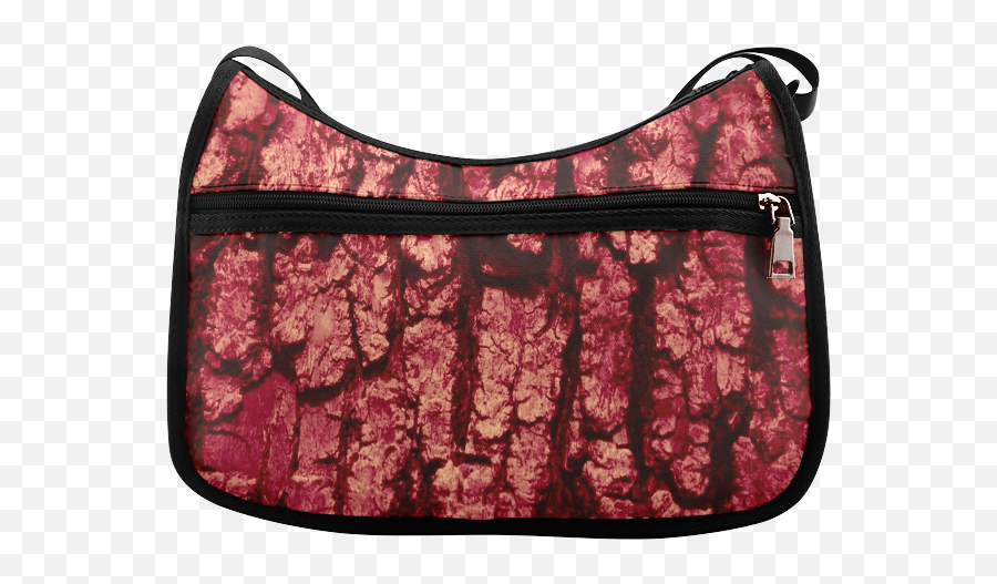 Tree Bark Structure Red Crossbody Bags Model 1616 Id D180951 - Hobo Bag Png,Tree Bark Png