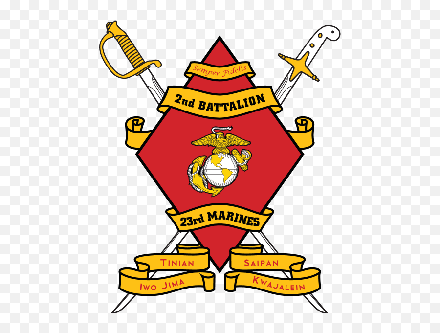 2nd Battalion 23rd Marine Regiment Usmcr Logo Download Png Us Marines Icon