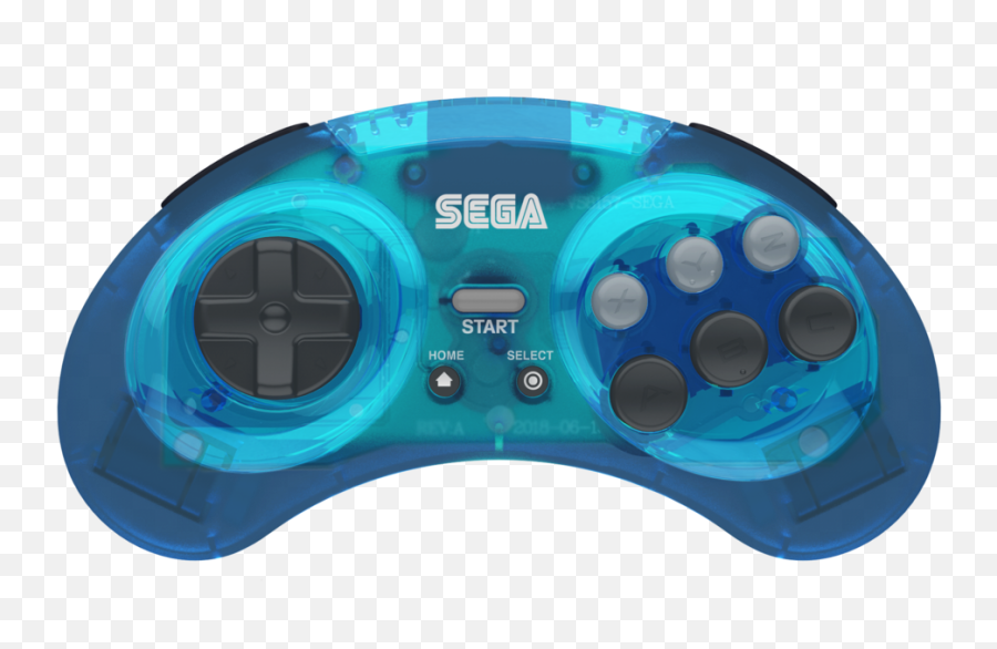 Retro - Bit Sega Genesis And Saturn Bluetooth Controllers Sega Genesis Wireless Controller Retro Bit Png,Sega Png