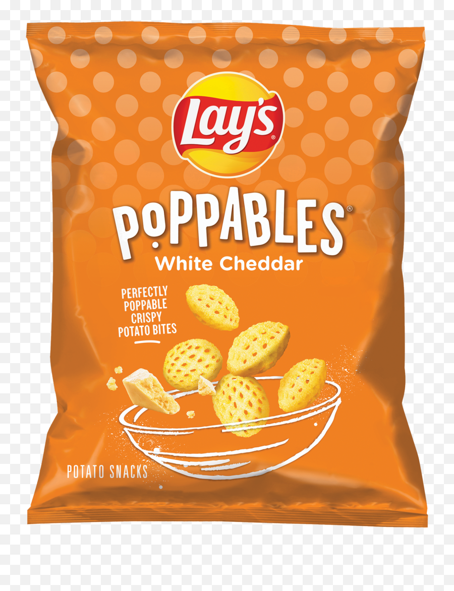 Lays Poppables White Cheddar From - Lays Poppables White Cheddar Png,Lays Png