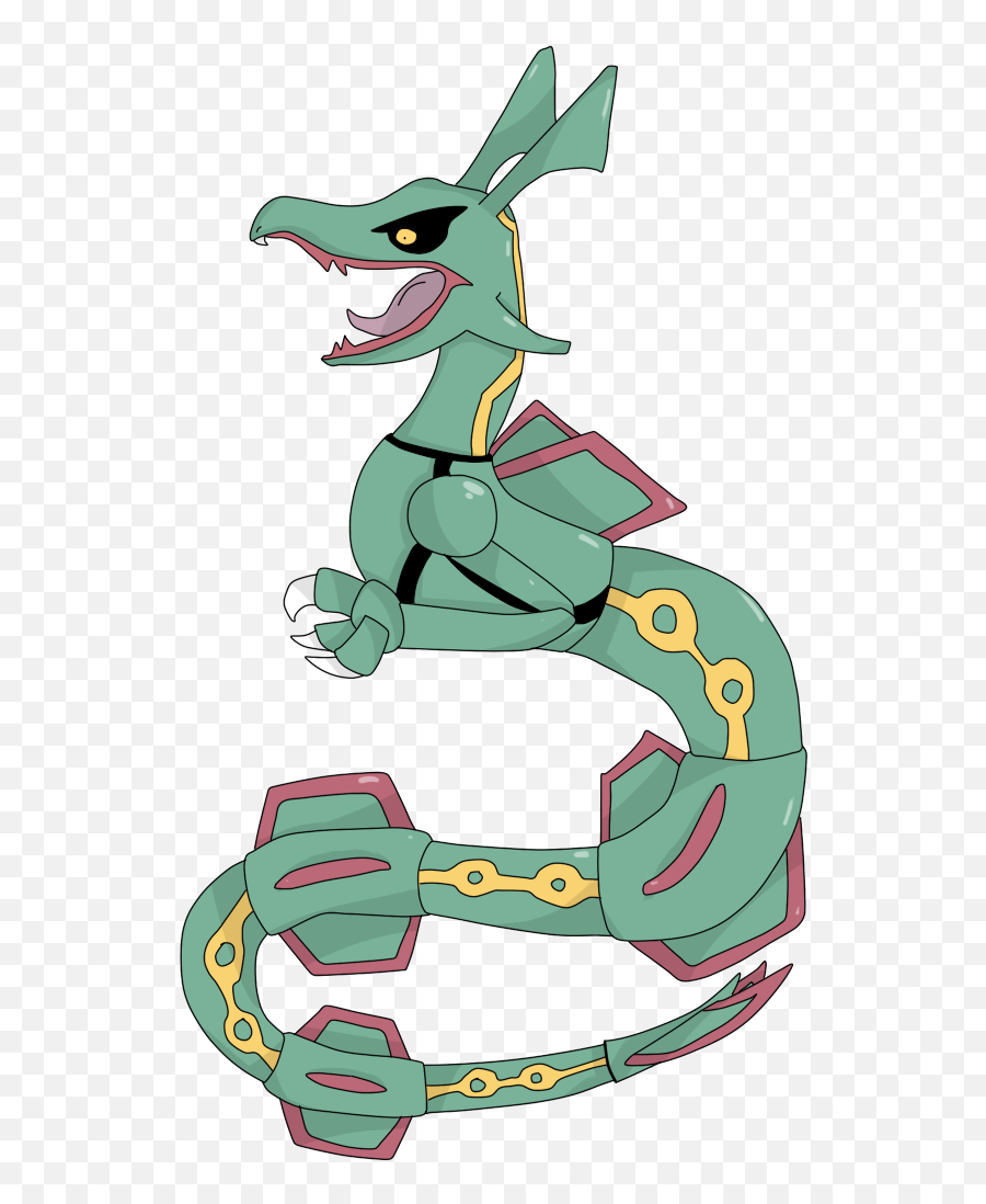 Pokemon - Cartoon Png,Rayquaza Png