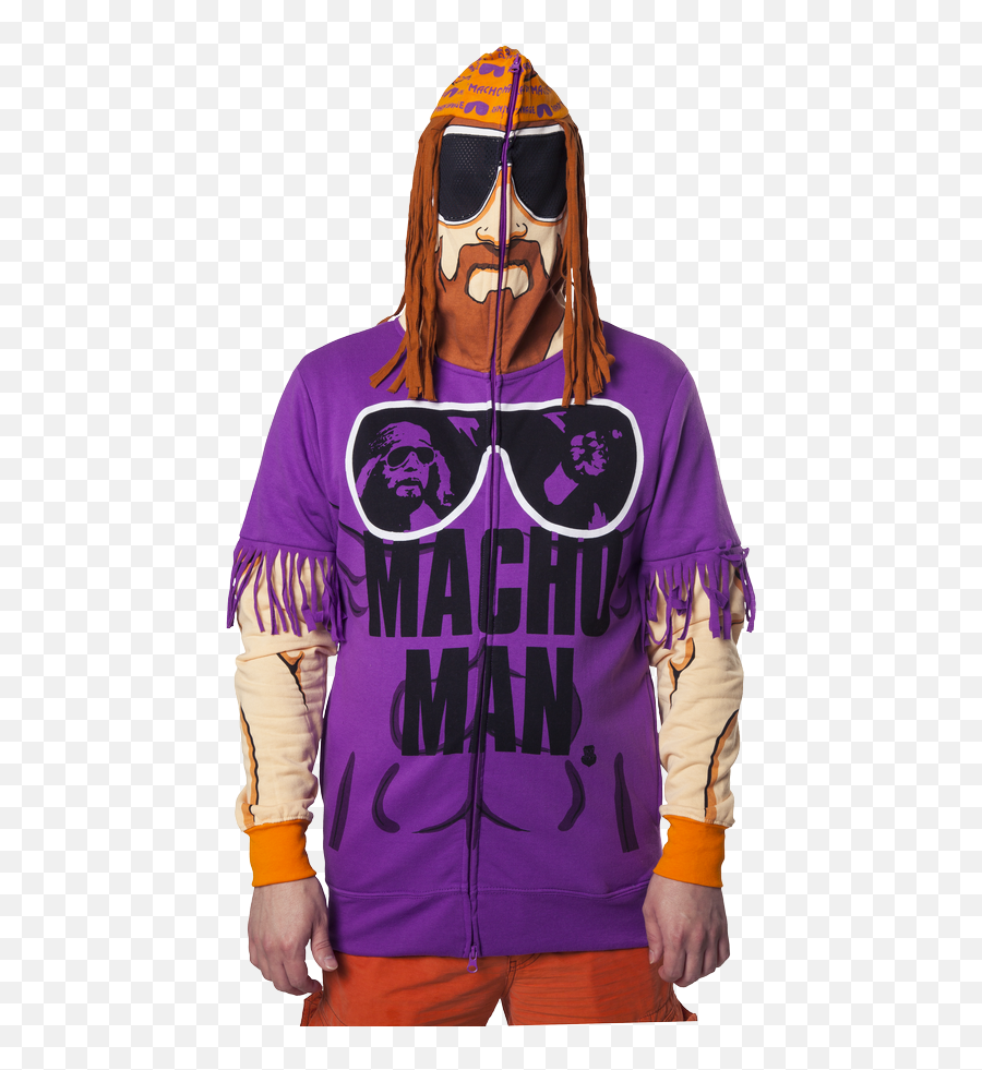Macho Man Randy Savage Costume Hoodie - Hoodie Png,Macho Man Png