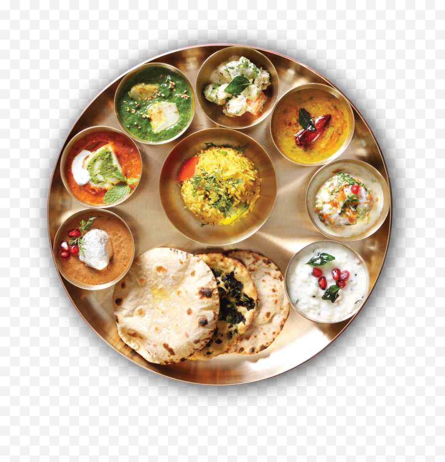 Png Transparent Veg Thali - Indian Thali Png,Lunch Png