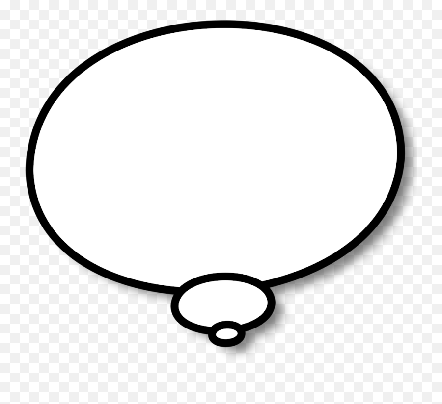 Clipart Thinking Bubble Png The - Cartoon Thought Bubble Png,Comic Bubble Transparent