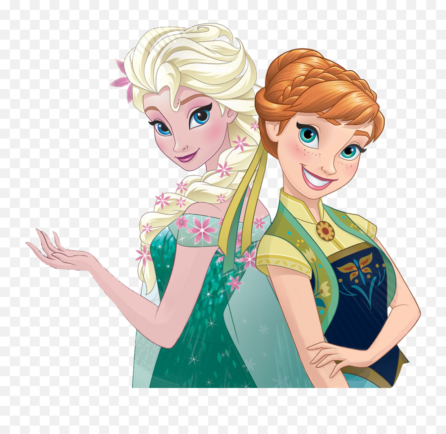 Elsa Clipart Frozen Sisters Transparent - Anna And Elsa Frozen Fever Png,Elsa Transparent Background