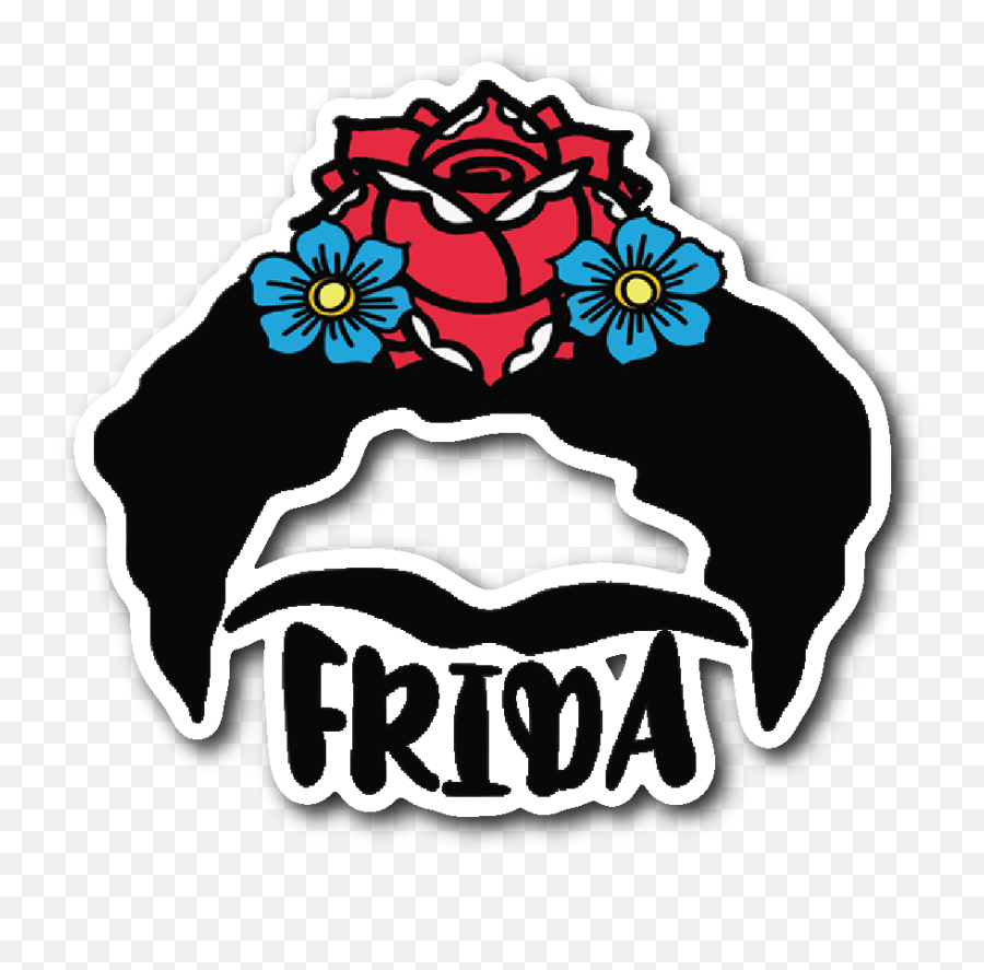 Frida Kahlo Sticker Clipart - Clipart Frida Kahlo Cartoon Png,Frida Kahlo Png