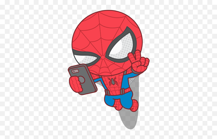 Drawing Marvel Spiderman Transparent - Spiderman Homecoming Chibi Png,Spider Man Homecoming Png