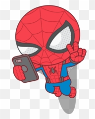 Drawing Marvel Spiderman Transparent - Homecoming Chibi Png
