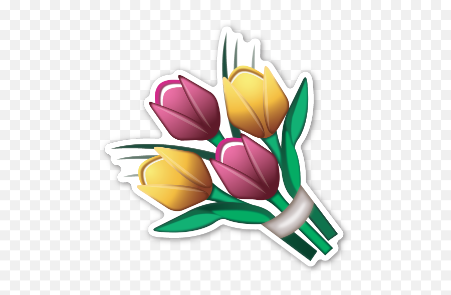 Bouquet Emoji Stickers Emoticon - Emoji Ramo De Flores Png,Earth Emoji Png