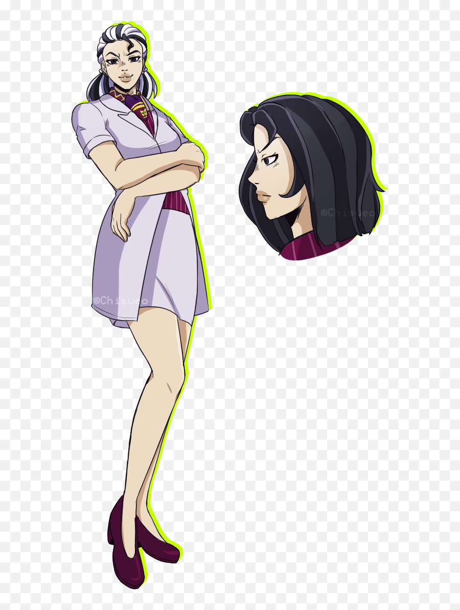 A Weird Girl With Doddles New - Jojo Genderbend Kira Png,Yoshikage Kira Png