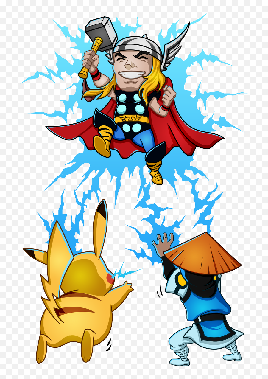 James Mascia - Pikachu Thor Png,Raiden Png
