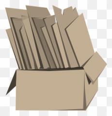 Box Cardboard Files - Cardboard Clipart Png,Cardboard Png