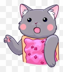 Nyan Cat Whatsapp Stickers - Nyan Cat Sticker Telegram Png,Nyan Cat Transparent