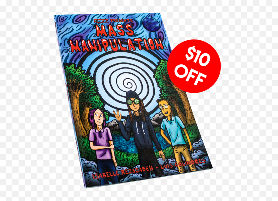 Mass Manipulation Comic Book Rezz Online Store Apparel - Poster Png,Comic Book Png