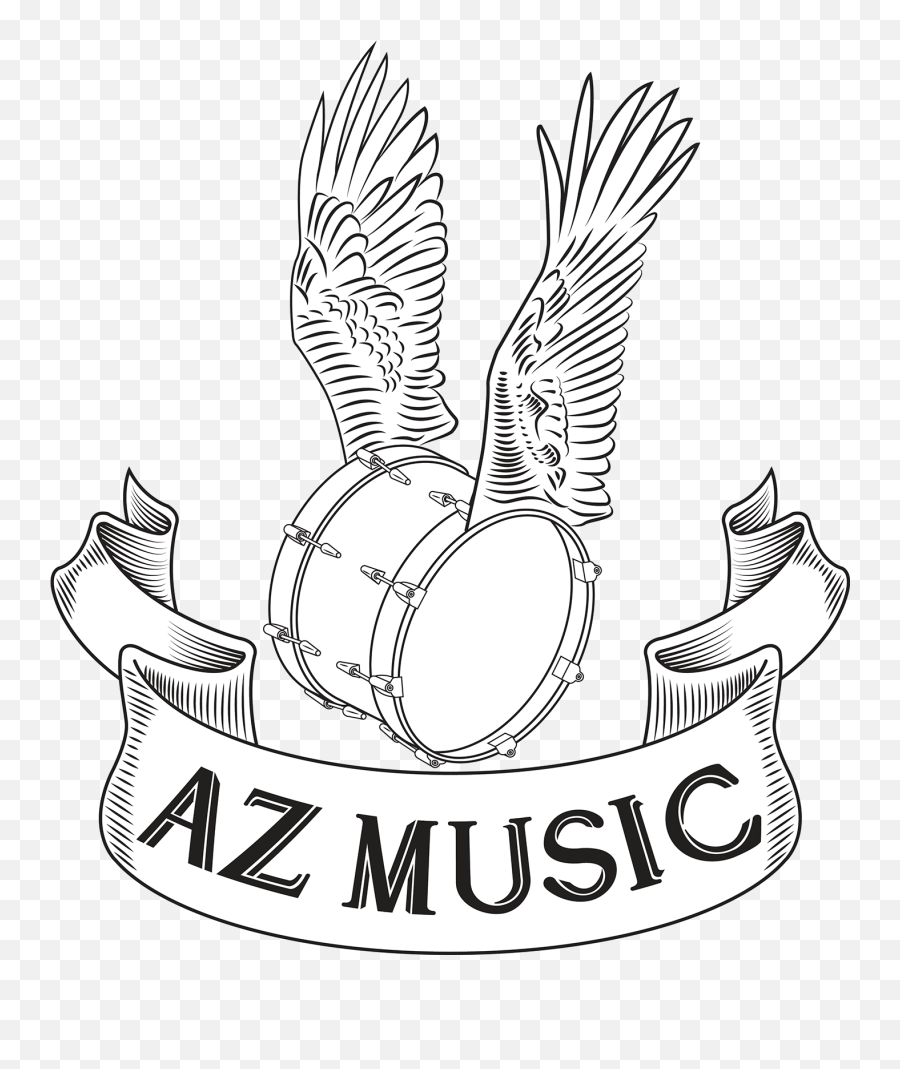 Az Music - Line Art Png,Music Logo