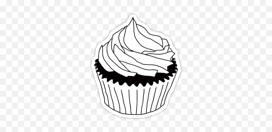 Cupcake Clipart Black And White Png 1561747 - Png Images Transparent Background Cake Clipart Black And White,Cupcake Clipart Png