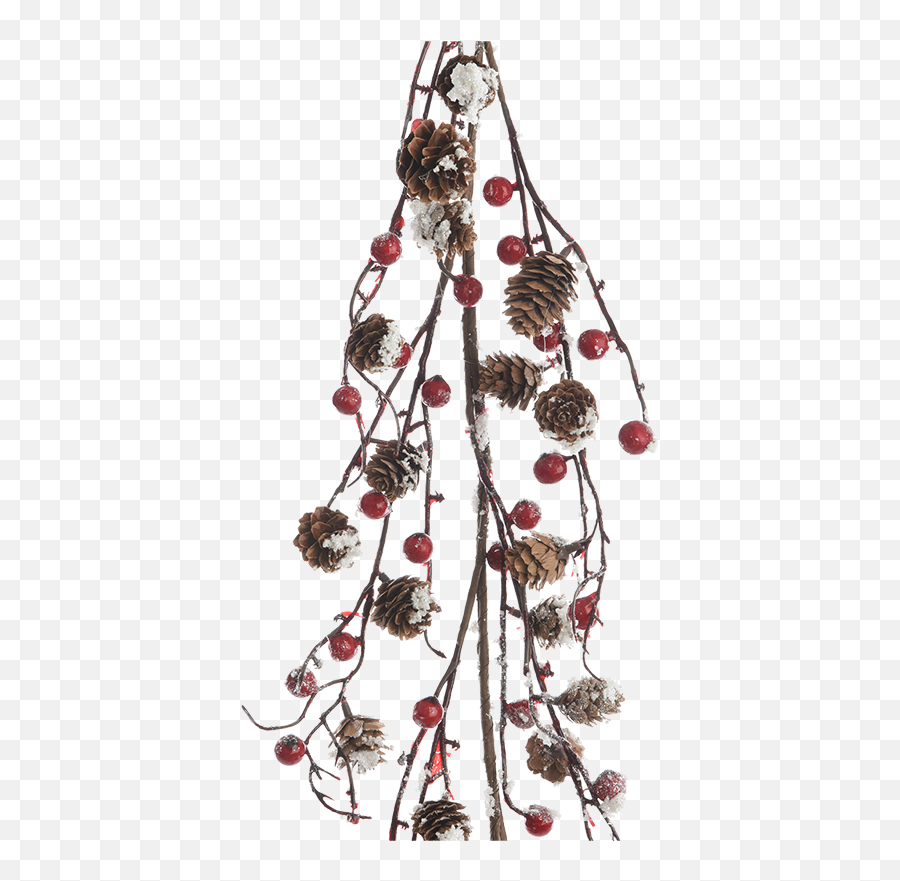 Käthe Wohlfahrt - Online Shop Berry Garland With Pine Cones And Snow Christmas Decorations And More Png,Pine Cone Png