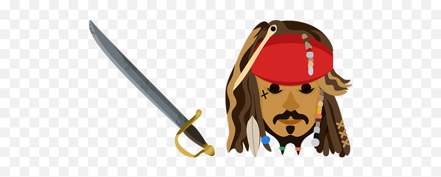 Jack Sparrow Sword Cursor U2013 Custom Browser Extension - Cartoon Png,Jack Sparrow Png