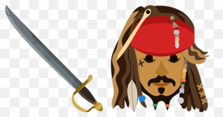 Jack Sparrow Sword Cursor U2013 Custom Browser Extension - Cartoon Png,Jack Sparrow Png