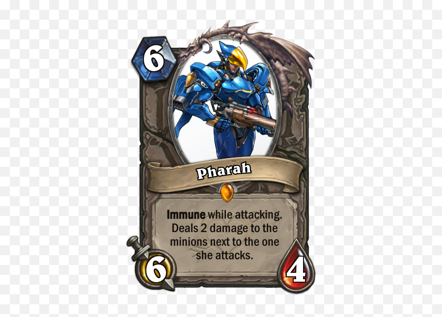 Overwatch Heroes As Hearthstone Legendaries - Fan Creations Tracer Hearthstone Png,Pharah Transparent