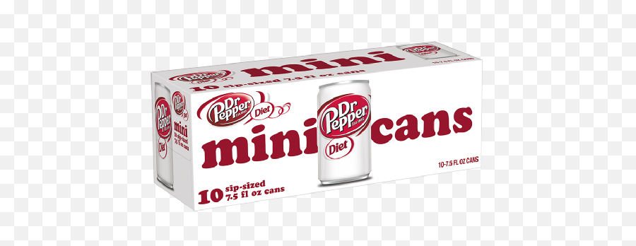 Diet Dr Pepper Soda 75 Fl Oz 10 Count - Diet Soda Png,Dr Pepper Logo Png