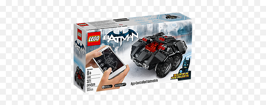 The Lego Batman Movie 76112 App - Controlled Batmobile Lego Batman Remote Control Car Png,Batmobile Png