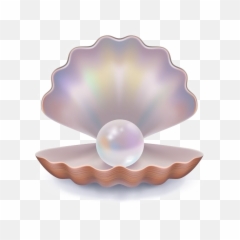 Pearl Background Png - Transparent Clam Shell