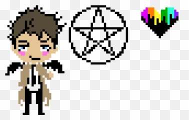 Download Double Pentagram Png Freeuse - Pentagram Pixel Art Snowman,Pentagram Transparent Background