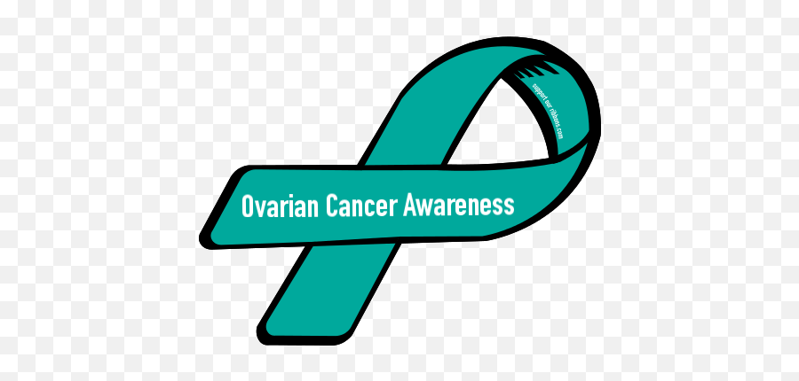 March Is Ovarian Cancer Awareness Month - Twin Mummy And Daddy Ovarian Cancer Awareness Ribbon Png,Cancer Ribbon Png