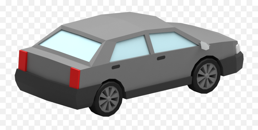 Low Poly Cars Car - Low Poly Car Png,Car Rear Png