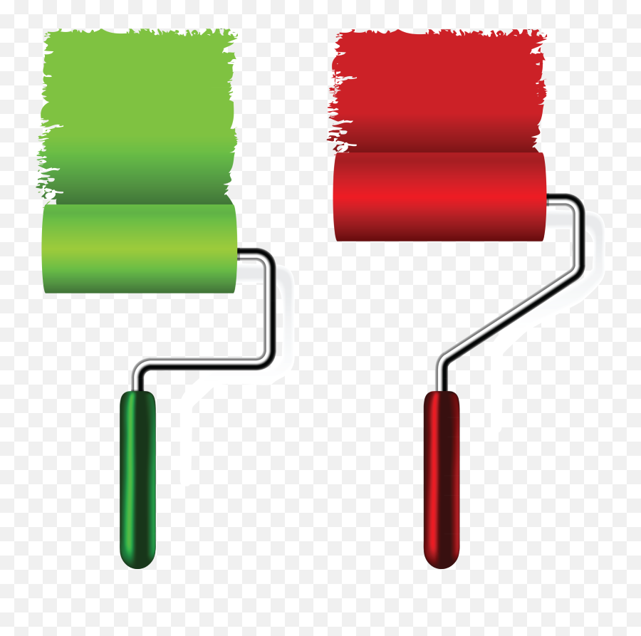 Clipart Rainbow Brush Stroke - Paint Roller Icon Png,Paint Stroke Png