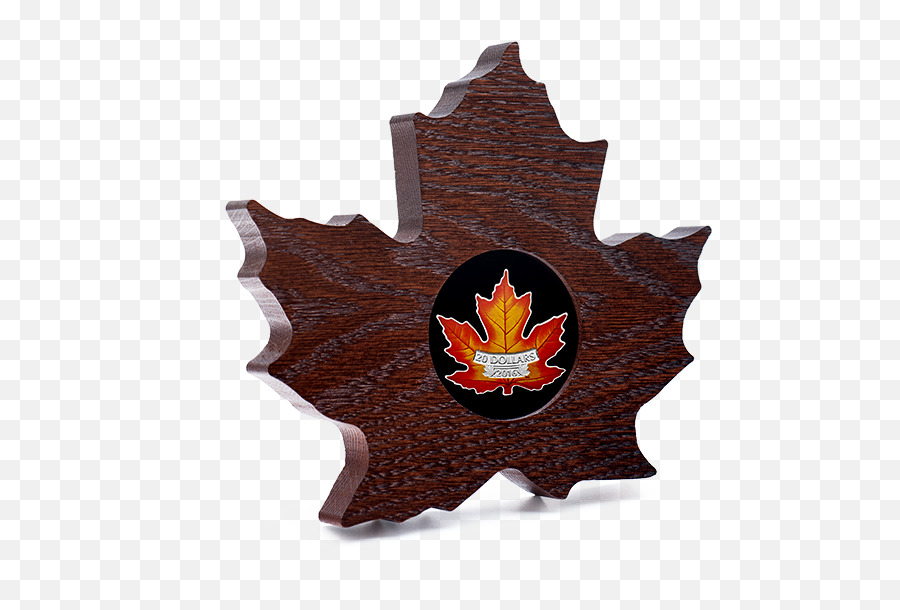 Download Hd Pure Silver Coloured Coin The Canadian Maple - Maple Leaf Png,Canadian Leaf Png