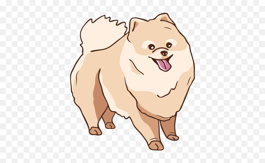 Transparent Png Svg Vector File - Dog Illustration Png Vector,Pomeranian Png