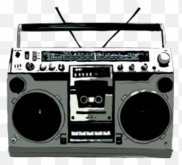 Boombox Save The Date Radio Car - Box Transparent Background png