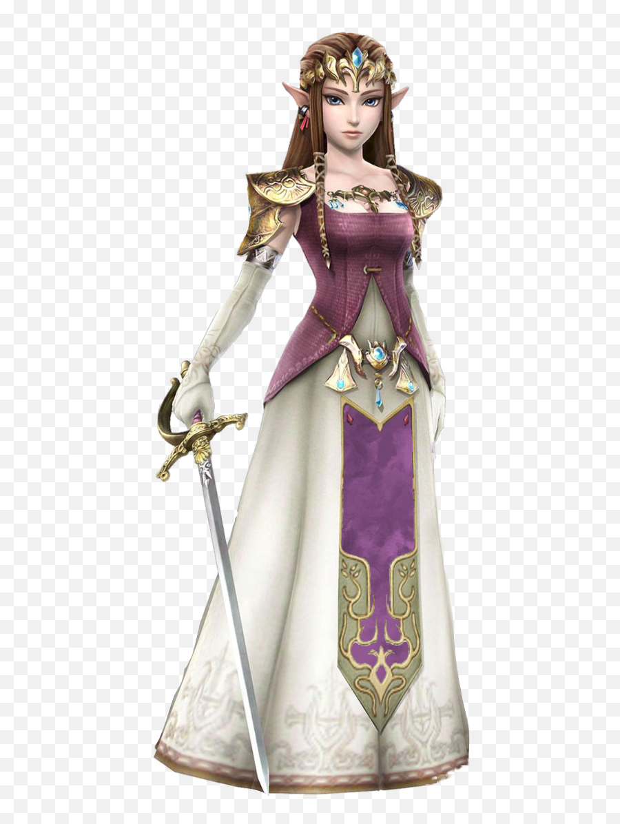 Princess Zelda Transparent Background - Hyrule Warriors Zelda 3d Model Png,Princess Zelda Transparent