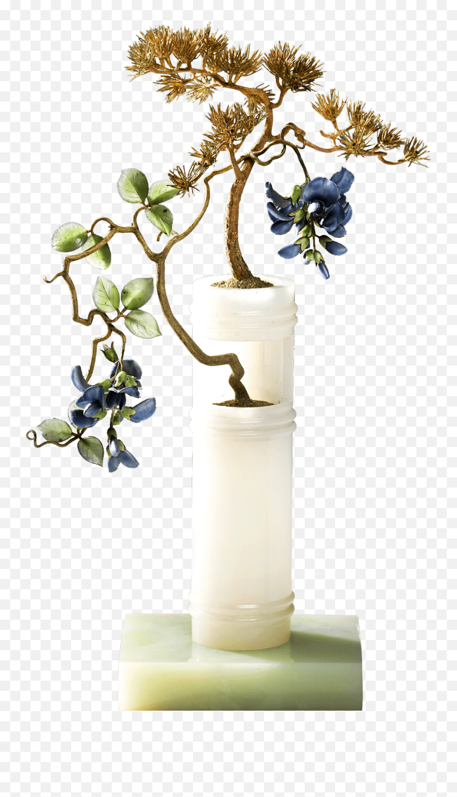 Pine Entwined With Wisteria By Peter Carl Fabergé - Cylinder Png,Wisteria Png