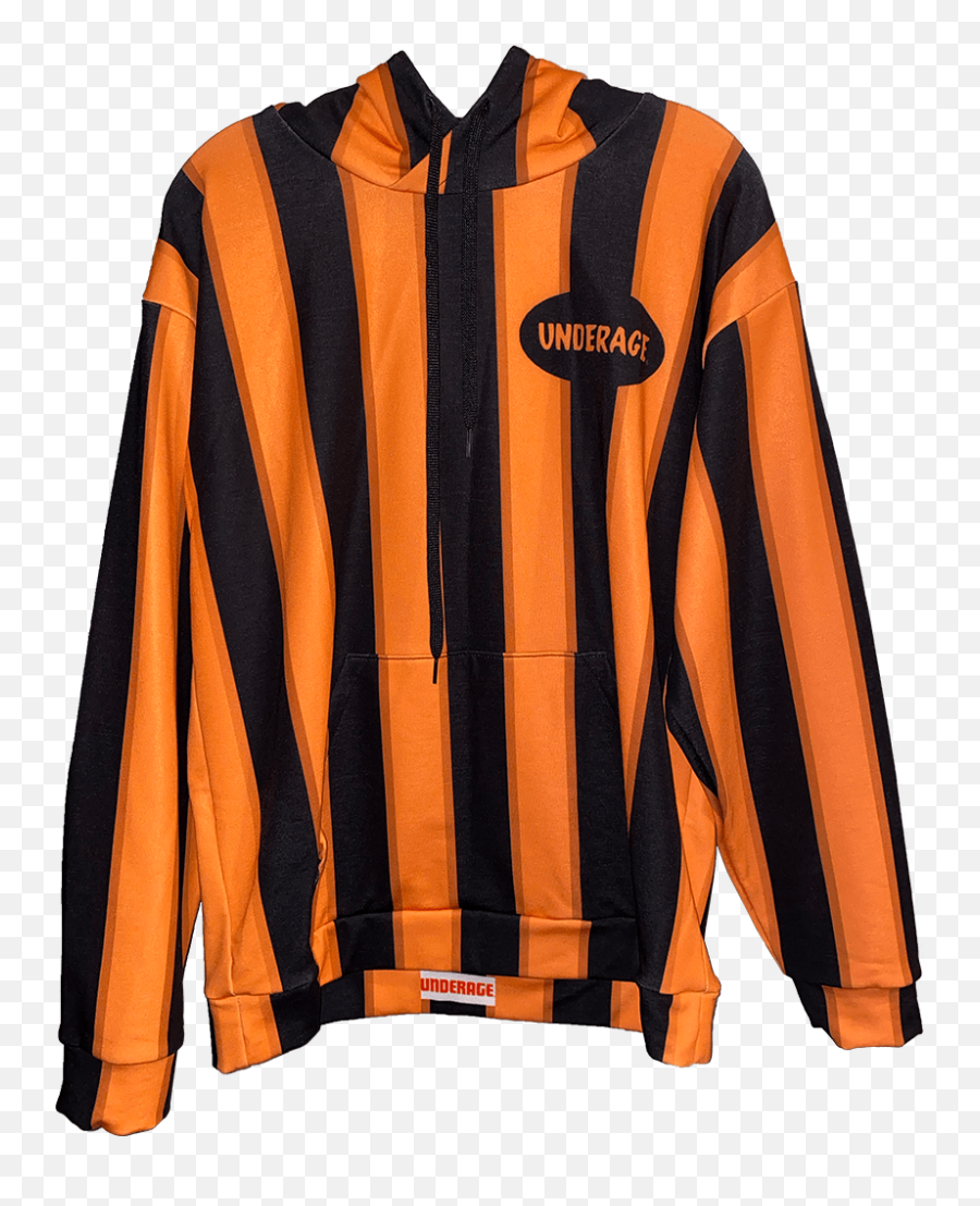 Hoodie Black Orange - Long Sleeve Png,Nike Sb Icon Full Zip Hoodie