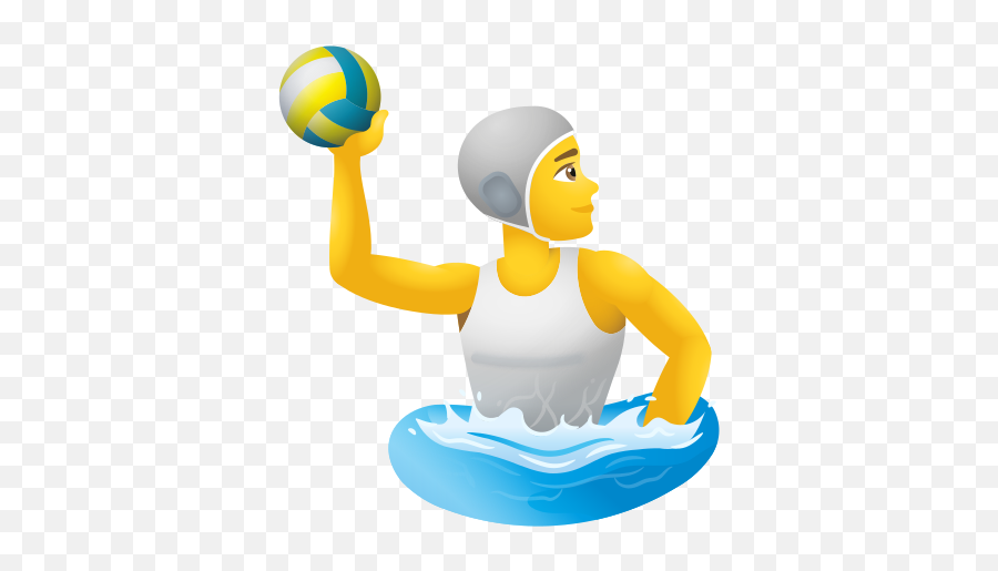 Person Playing Water Polo Icon - Water Polo Girl Emoji Png,Playing Icon